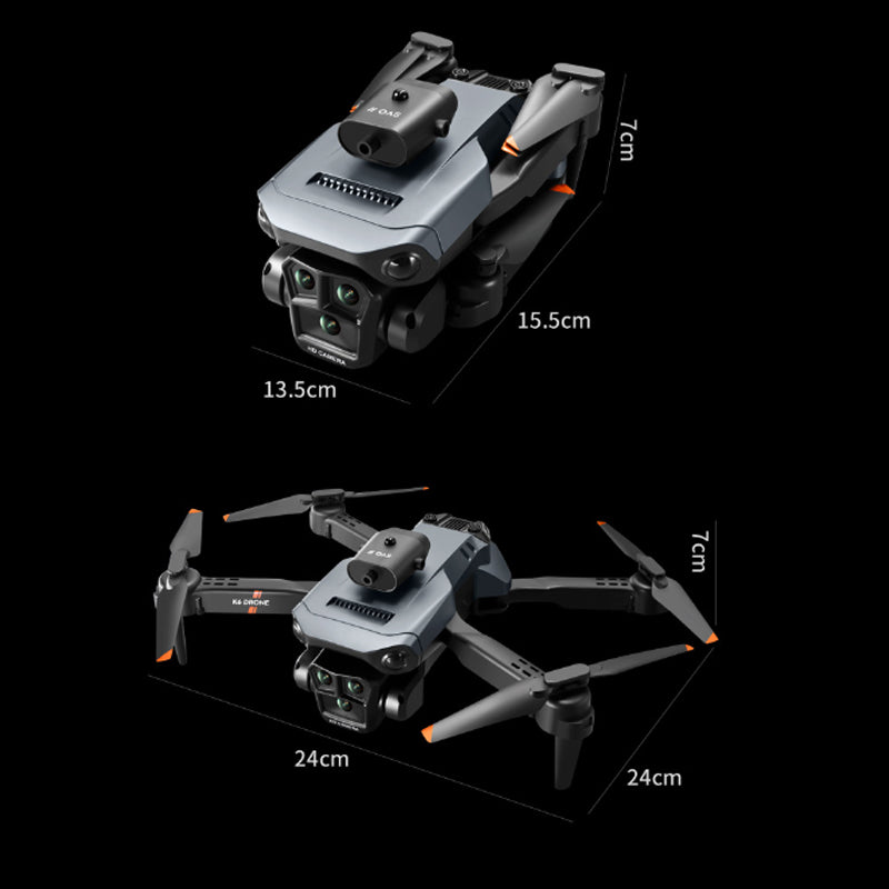 Latest 4K HDR K6 MAX Triple Camera Drone in 2024